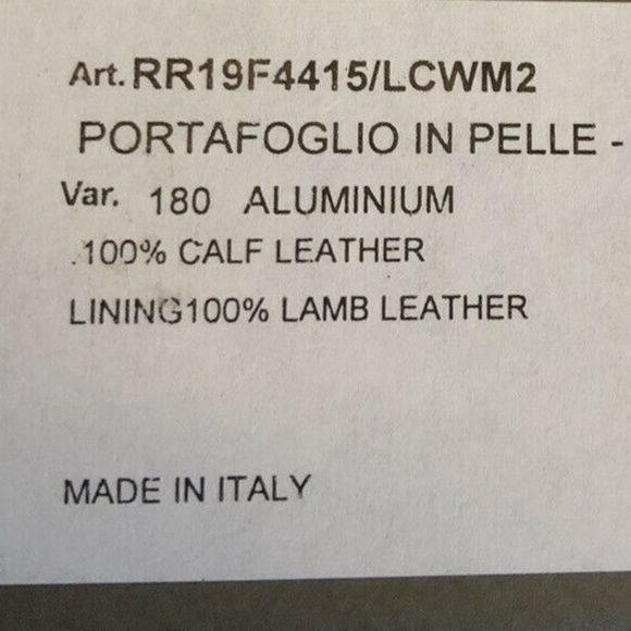 RICK OWENS LARRY LEATHER ZIP POUCH /UNISEX - Picture 8 of 8